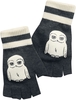 Harry Potter - Hedwig - Vingerloze handschoenen - Unisex - donkergrijs gemêleerd