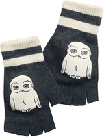 Harry Potter - Hedwig - Vingerloze handschoenen - Unisex - donkergrijs gemêleerd