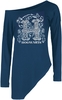 Harry Potter - Hogwarts - Shirt met lange mouwen - Vrouwen - blauw