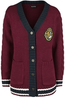 Harry Potter - Hogwarts Crest - Cardigan - Vrouwen - donkerrood