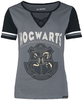 Harry Potter - Hogwarts Crest - T-shirt - Vrouwen - grijs