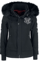 Harry Potter - Hogwarts Crest - Winterjas - Vrouwen - zwart