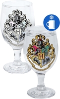 Harry Potter - Hogwarts Glas - Drinkglas - Unisex - meerkleurig