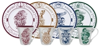 Harry Potter - Houses - Bord - Unisex - meerkleurig
