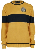 Harry Potter - Hufflepuff - Quidditch - Gebreide trui - Vrouwen - geel zwart