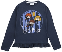 Harry Potter - Kids - Chibi - Longsleeve - Vrouwen - blauw