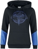 Harry Potter - Phoenix - Trui met capuchon - Vrouwen - zwart lila