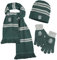 Harry Potter - Slytherin - Sjaal - Unisex - groen grijs