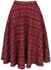 Hell Bunny - Irvine Skirt - Medium-lengte rok - Vrouwen - rood