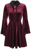 Hell Bunny - Prudence Dress - Korte jurk - Vrouwen - bordeaux