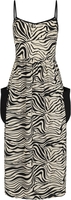 Hell Bunny - Zebra Maxi Dress - Lange jurk - Vrouwen - meerkleurig