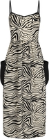 Hell Bunny - Zebra Maxi Dress - Lange jurk - Vrouwen - meerkleurig