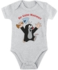 Het Molletje - Kids - Maulwurf - Body - Unisex - grijs gemêleerd