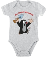 Het Molletje - Kids - Maulwurf - Body - Unisex - grijs gemêleerd