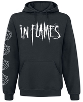 In Flames - Jesterhead White Raven - Trui met capuchon - Mannen - zwart