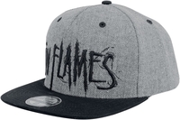 In Flames - Logo - Cap - Unisex - zwart grijs