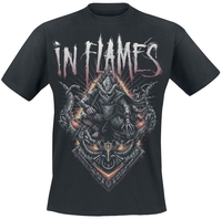 In Flames - Temple Mask - T-shirt - Mannen - zwart