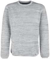 Indicode - Broadley - Sweatshirts - Mannen - lichtgrijs gemêleerd