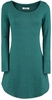 Innocent - Winter Dress - Korte jurk - Vrouwen - cyaan