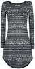 Innocent - Winter Dress - Korte jurk - Vrouwen - grijs zwart