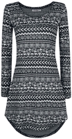 Innocent - Winter Dress - Korte jurk - Vrouwen - grijs zwart