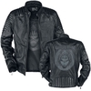 Iron Maiden - Book Of Souls Skull - Lederen jas - Mannen - zwart