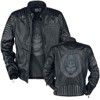 Iron Maiden - Book Of Souls Skull - Lederen jas - Mannen - zwart
