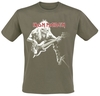 Iron Maiden - Eddie Bass - T-shirt - Mannen - groen