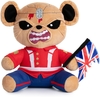Iron Maiden - Eddie der Trooper Teddy Plüschfigur - Pluchen figuur - Unisex - rood