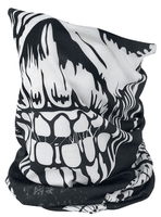 Iron Maiden - Eddie Tube Scarf - Tunnelsjaal - Unisex - zwart wit