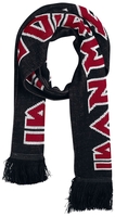 Iron Maiden - Logo - Sjaal - Unisex - zwart rood wit
