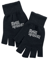 Iron Maiden - Logo - Vingerloze handschoenen - Unisex - zwart