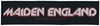 Iron Maiden - Maiden England - Patch - Unisex - zwart wit rood