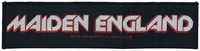Iron Maiden - Maiden England - Patch - Unisex - zwart wit rood