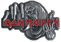 Iron Maiden - Number Of The Beast - Speld - Unisex - grijs rood