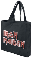 Iron Maiden - Rocksax - Iron Maiden Logo - Schoudertas - Unisex - zwart rood wit