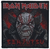 Iron Maiden - Senjutsu Back Cover - Patch - Unisex - zwart rood