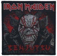Iron Maiden - Senjutsu Back Cover - Patch - Unisex - zwart rood