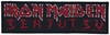 Iron Maiden - Senjutsu Logo - Patch - Unisex - zwart rood