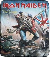 Iron Maiden - Trooper - Dekens - Unisex - zwart