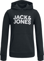 Jack & Jones - Corp Logo - Trui met capuchon - Mannen - zwart