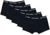 Jack & Jones - JACHUEY TRUNKS 5 PACK - Boxers - Mannen - zwart