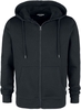 Jack & Jones - JJEBASIC - Vest met capuchon - Mannen - zwart