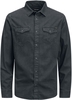 Jack & Jones - JJESHERIDAN SHIRT L/S NOOS - Denim shirt - Mannen - zwart
