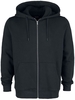 Jack & Jones - JJESTAR BASIC SWEAT ZIP HOOD - Vest met capuchon - Mannen - zwart