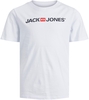 Jack & Jones - Logo Tee - T-shirt - Mannen - wit