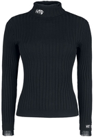 Jawbreaker - Avoid Turtle Neck Sweater - Sweatshirts - Vrouwen - zwart