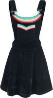 Jawbreaker - Double Rainbow Dress - Korte jurk - Vrouwen - zwart