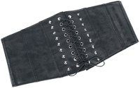 Jawbreaker - Faux Leather Belt - Riem - Vrouwen - zwart