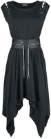 Jawbreaker - Vampire Midi Dress - Medium-lengte jurk - Vrouwen - zwart